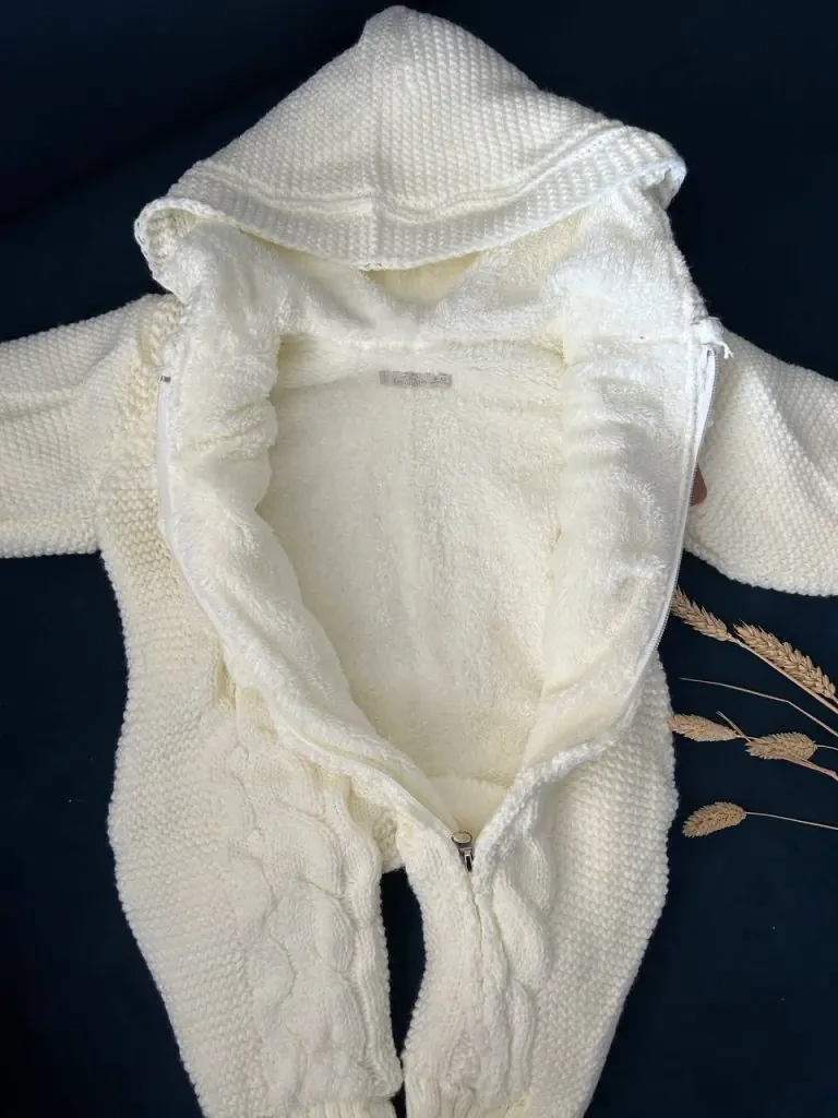 Kombinezon z suwakiem miś dla dziecka