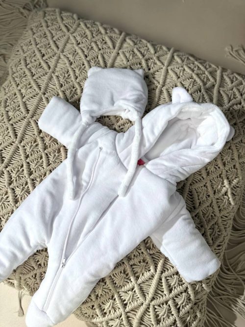 Kombinezon welurowy +czapka