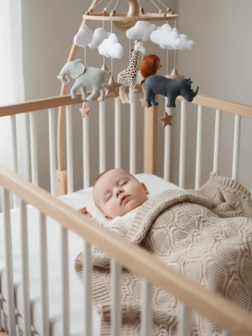 Kocyk niemowlęcy dwustronny – miękki i ciepły