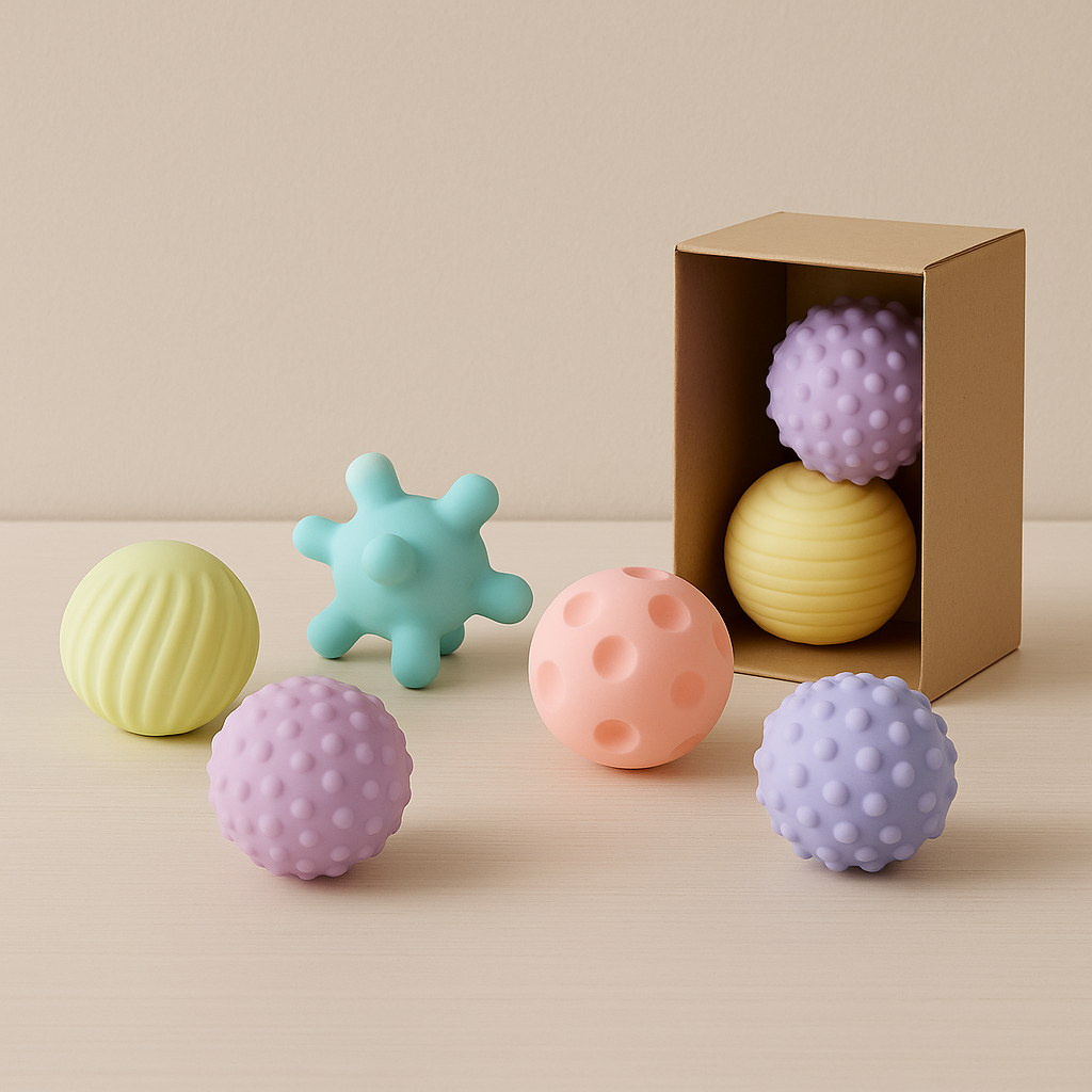 Piłki Zabawki Sensoryczne Korekcyjne - Zestaw Dla Rozwoju Dziecka!