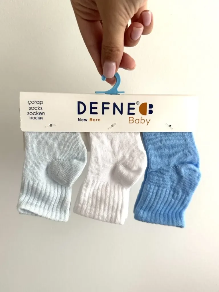 Zestaw skarpety dla noworodka 3 szt- - obrazek 3