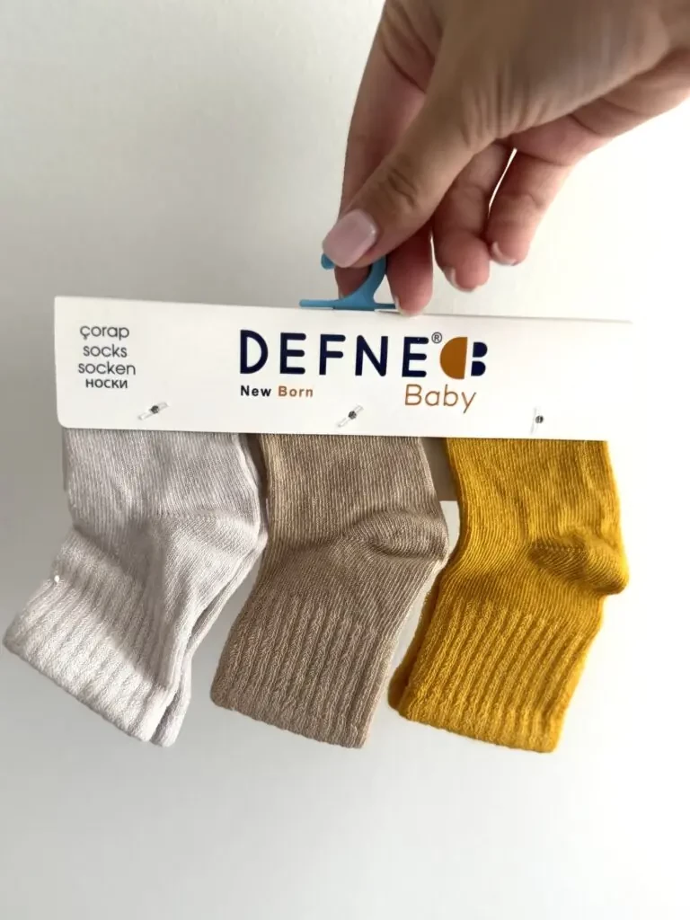 Skarpety dla noworodka 3 szt
