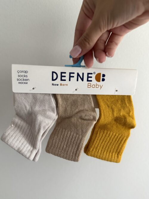 Skarpety dla noworodka 3 szt