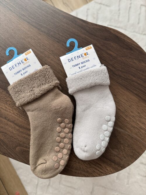 Rajstopy dziecięce, brudnoróżowe z kokardką